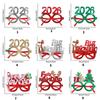 2026 Christmas Eyewear For Costumes Adults Kids Reusable Party Props Foldable Frame Costume Glasses