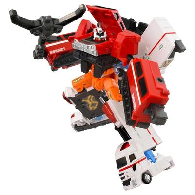 TAKARA TOMY Tomica Job Labor TJBDX Hyper Rescue Labor Red Salamander & Super Ambulance DX Set Miniature Car Toy (Ages 3 and Up)