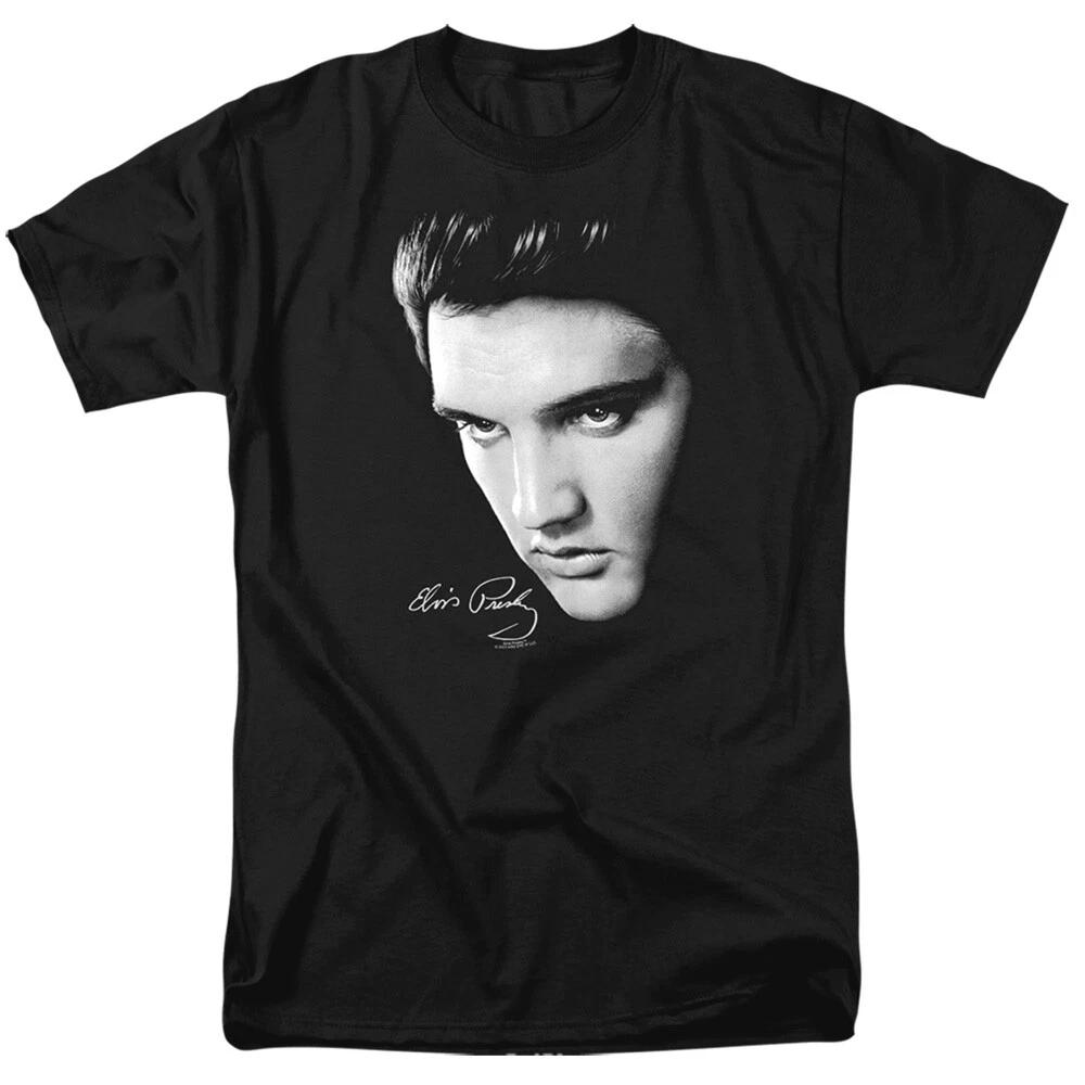 Elvis Face 100% Cotton T-shirt Mens Tees Top or Sleeveless Tank - to 6X XL