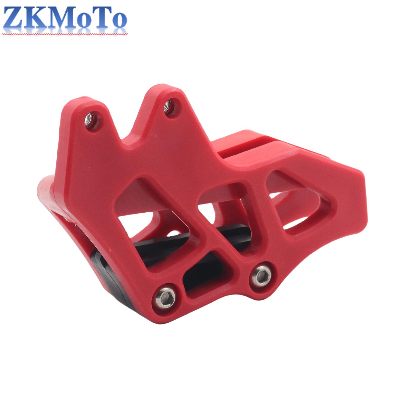 CNC Alloy Chain Guard Guide for Honda CRF 230 CRF230 CRF230F CRF 230F 2013 2014 2015 2016 Motocross Dirt Bike Parts Accessories Nylon Guide Red