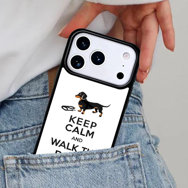 Funny Dachshund Long dog short legs Phone Case for iPhone 16e 15 14 13 12 17 Pro Max Plus Air 17pro Cover Coque