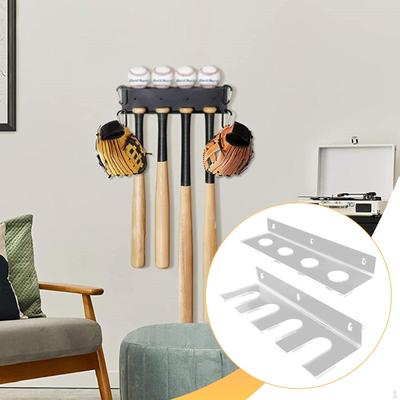 Wall Baseball Holder Hooks Sturdy Space Saving Softball Storage Rack for Gym Home