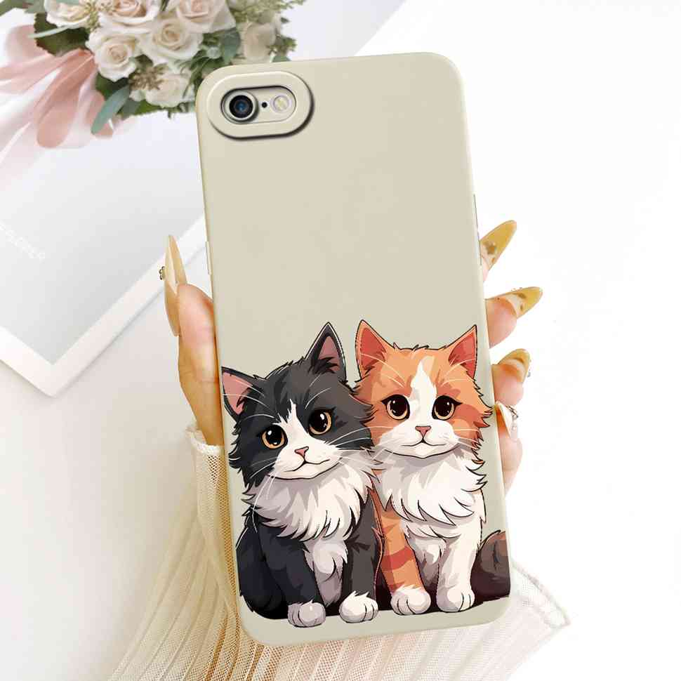 For iPhone 6 Casing Candy Painted Silicone Soft Phone Case For Apple iPhone6 iPhone 6 Cover A1549 A1586 A1589 Shockproof Bumper