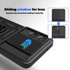 For Motorola Moto G86 Power 5G Case with Slide Camera Lid PC+TPU Kickstand Phone Cover