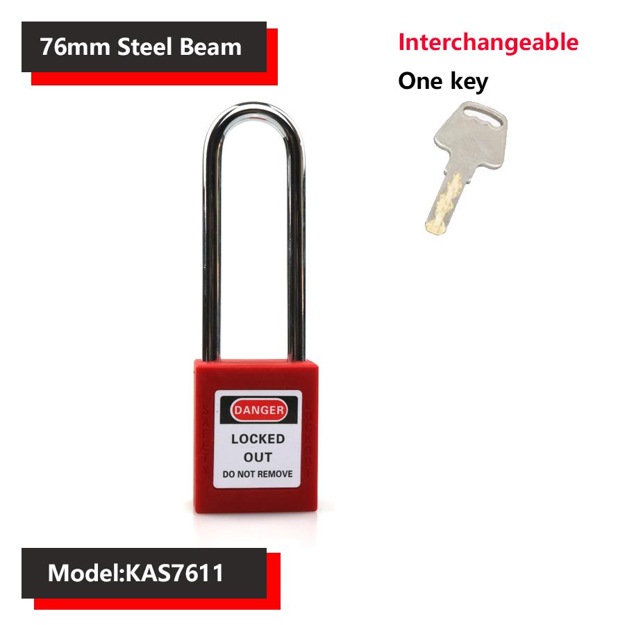 38mm Industrial Safety Padlock LOTO Lockout Nylon Engineering Shackle Personal Energy Lockout Direct Multiple Specifications 6