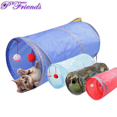 cat play tubes