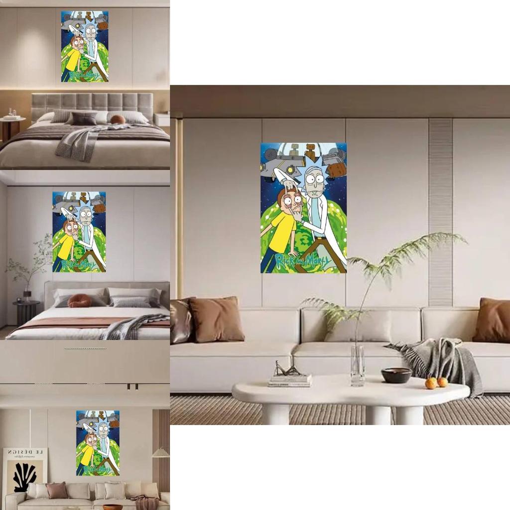 High-quality Pp Adhesive Anime Poster With Modern Decorative Art For Living Room
