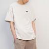 Vans Logo Round Neck Short Sleeve T-Shirt Unisex Tops Oatmeal Striped VN000FR2CGN