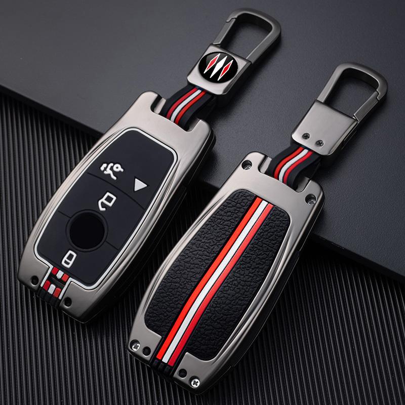 Car Key Case Cover Shell Fob for Mercedes Benz Cla250 Mercedes Benz GLS53 2019 GLS450 Maybach GLS600 2025 AMG C63S GLE 450 2020