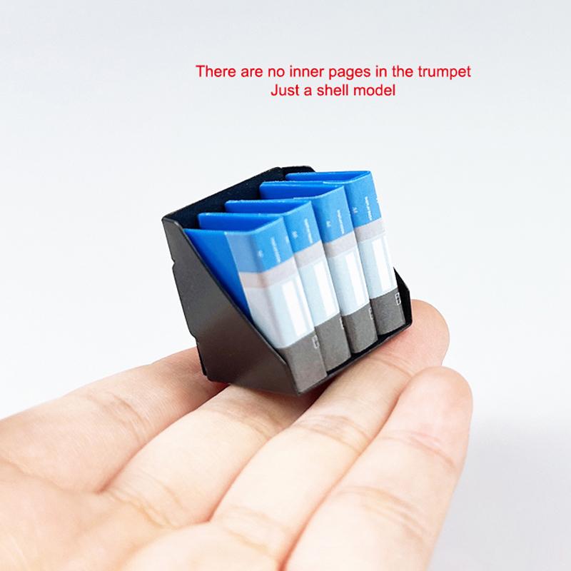 

Творческий кукольный домик папка кукольные канцелярские принадлежности украшения подарок миниатюрный портфолио для кукольного кабинета обучающая сцена аксессуары синий