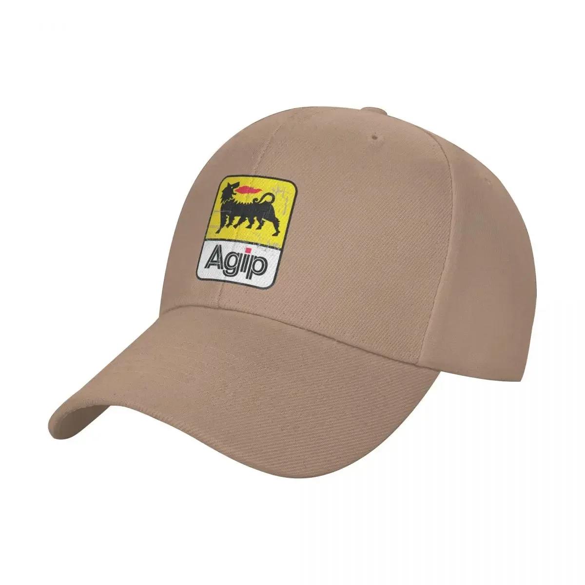 

AGIP Lubricants Logo 1968 1998 Distressed version Baseball Cap Gentleman Hat funny hat Winter hat Mens Caps Womens