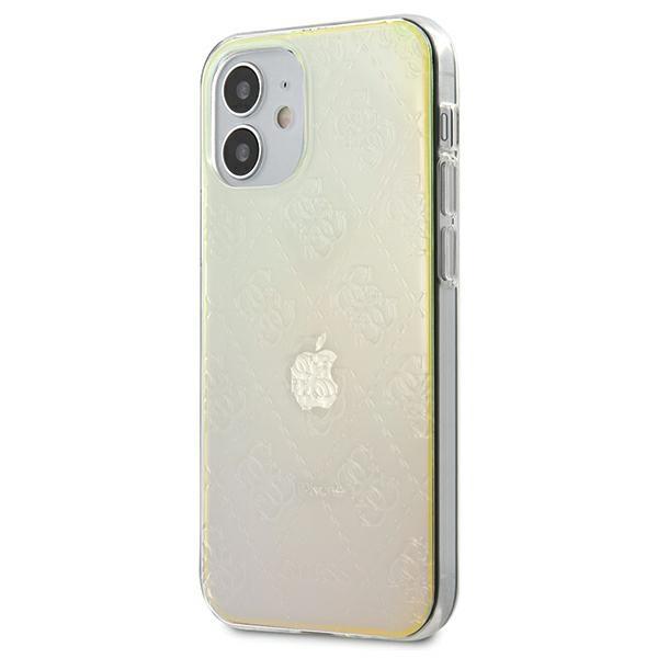 Guess Guhcp12S3D4Girbl Iphone 12 Mini 5,4 Opalowy/Iridescent Hardcase 4G 3D Pattern Collection