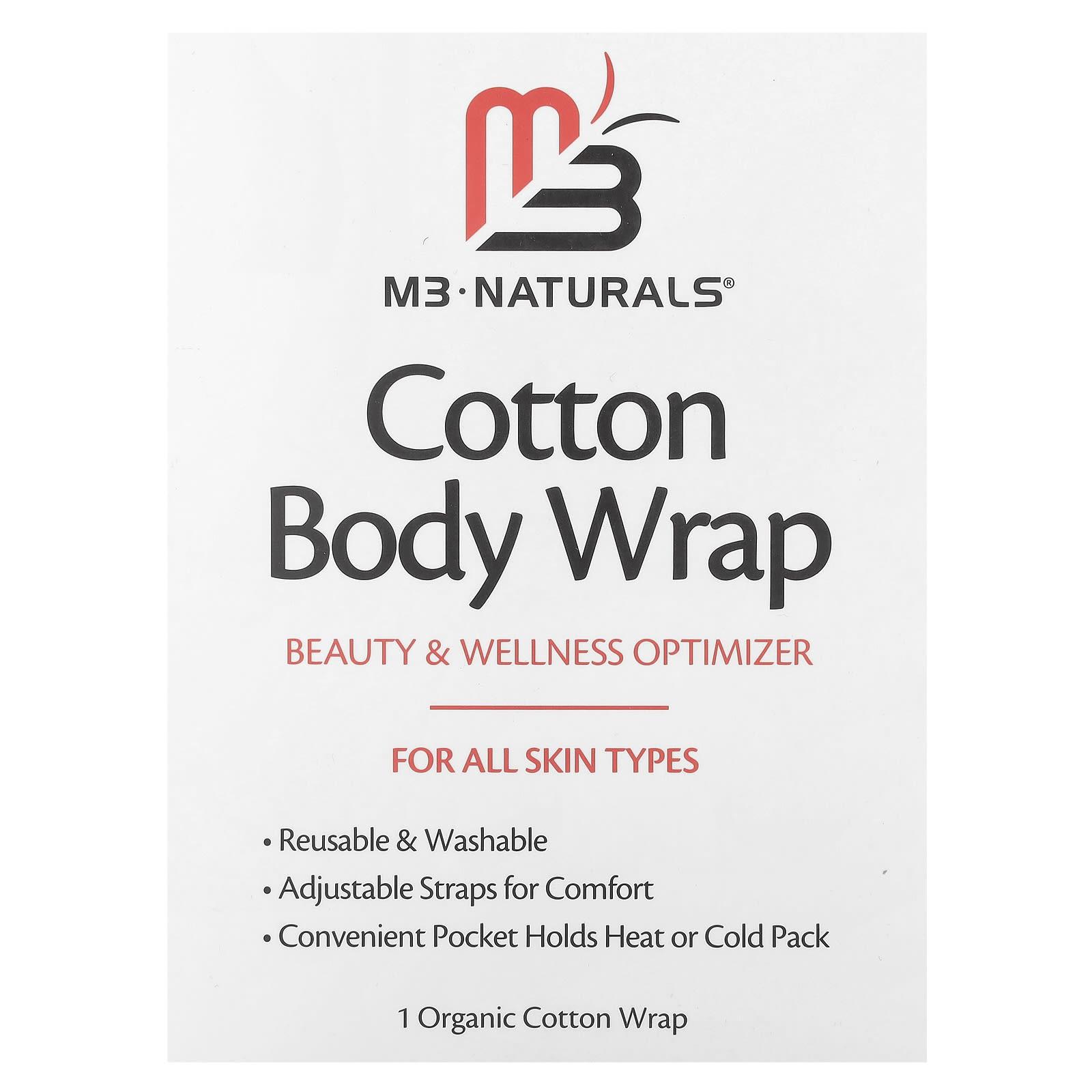 

M3 Naturals, Cotton Body Wrap, Organic Cotton Wrap 1pc