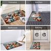 Festive Funny Big-Eyed Chick Family Design Front Floor Door Entrance Mats Indoor  Kitchen Bath Doormat Living Room Carpet Rug