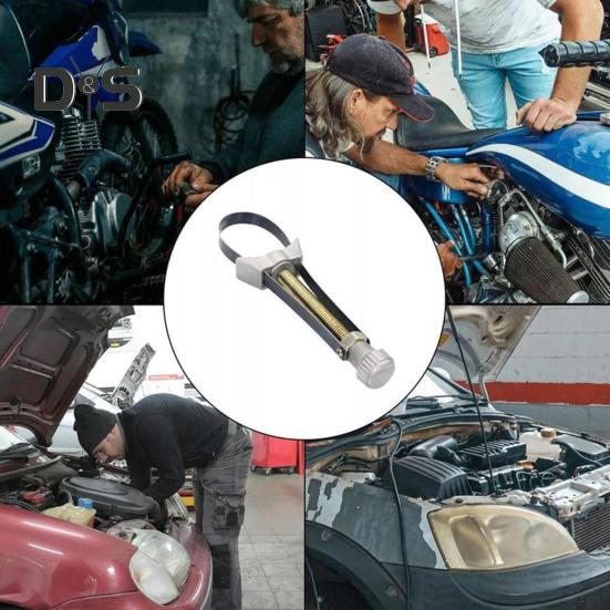 Oil Filter Wrench Adjustable Filter Removal Wrench Heavy Duty Pliers for Cars Trucks 60mm-120mm Diameter Universal Oil Filter Removal Tool for