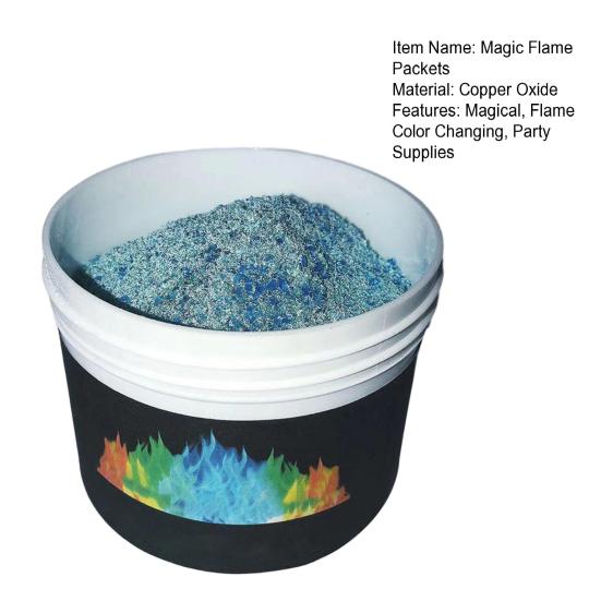 Magische Flamme Farbwechsel Pakete für Flamme Pit Lagerfeuer Lagerfeuer Zubehör für Outdoor Kamin Partys Lieferungen