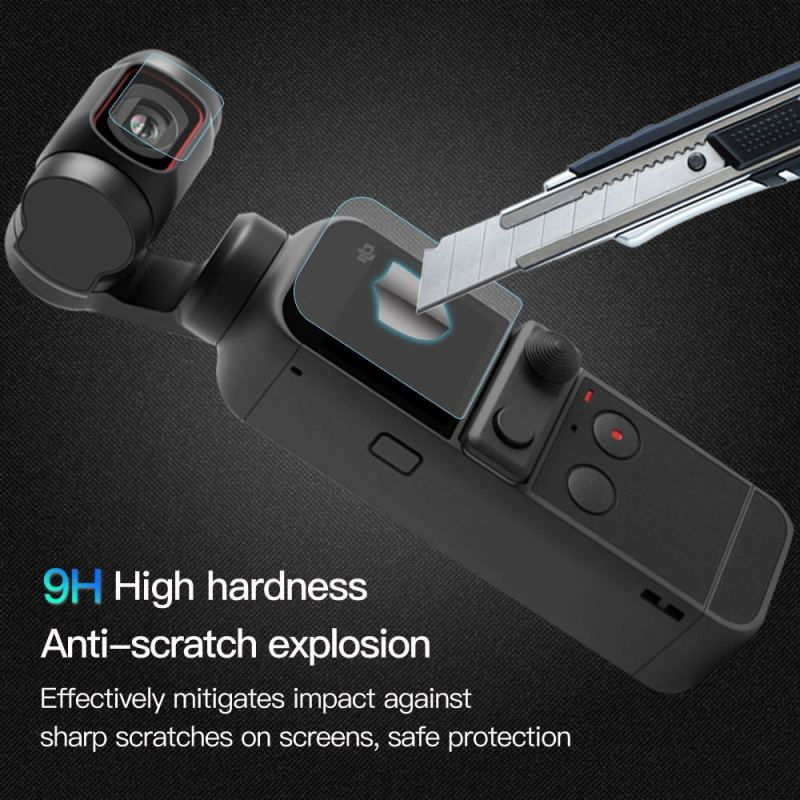 Für Sunnylife POCKET2 Objektivschutzfolie Kratzfest Gimbal Kamera Bildschirmschutz Osmo Pocket 2