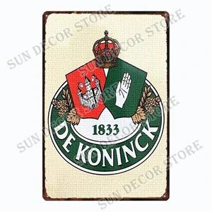 Belgium Beer Tin Plaque Vintage Man Cave Metal Signs Beer Tin Sign For Bar Pub Kitchen Drink Poster Plates Gift Xcm A