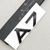 3D ABS Chrome Black Logo A7 A8 Emblem Car Rear Trunk Badge Sticker Decals For Audi A7 A8 4G 4K D4 D5 Auto Decorative Accessories