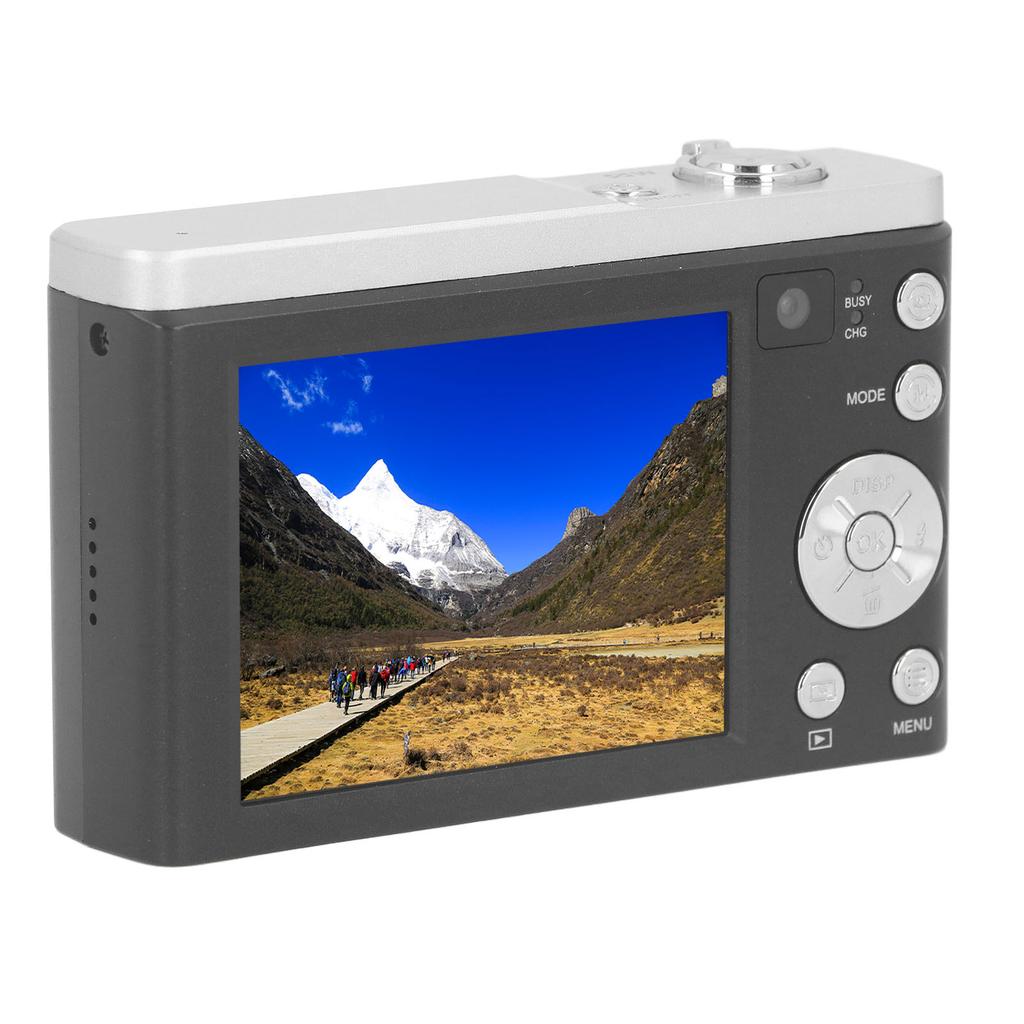 44MP Digital Camera 2.8in IPS Touch Screen 5K Dual Lens 5X Optical Zoom Autofocus Compact Portable