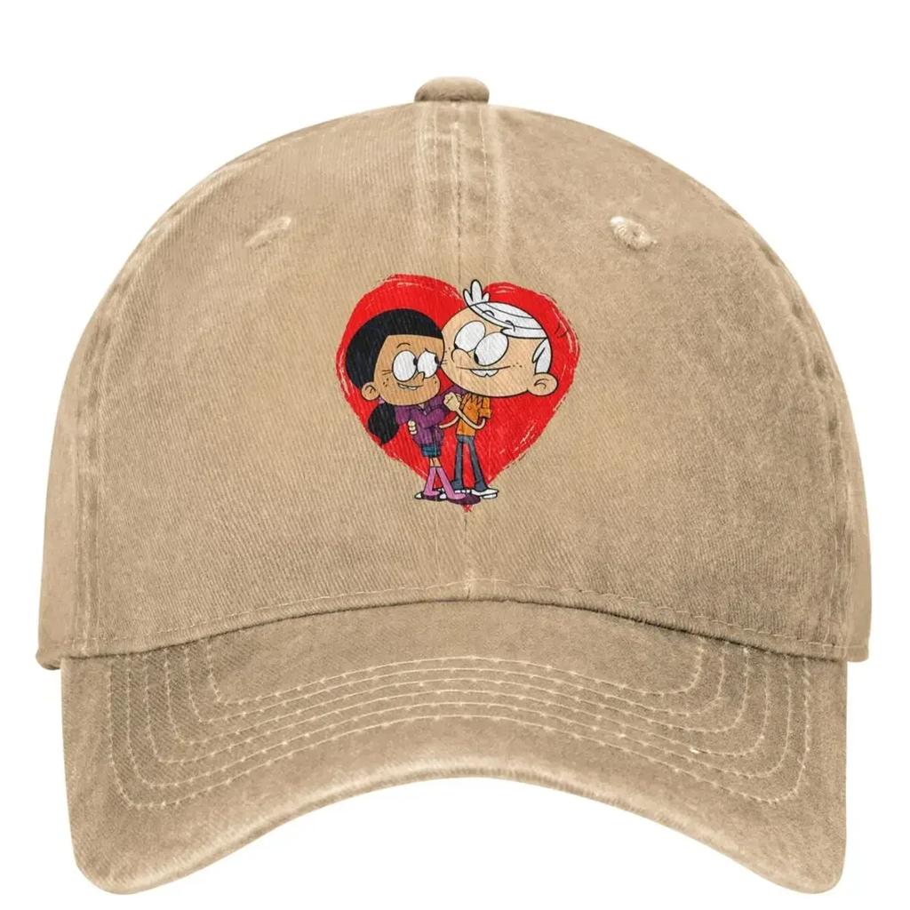 L-Loud Houses Family Cartoon Denim Baseball Cap Outdoor Gym Trucker Hat Summer Women Unisex Classic Design Baseball Caps