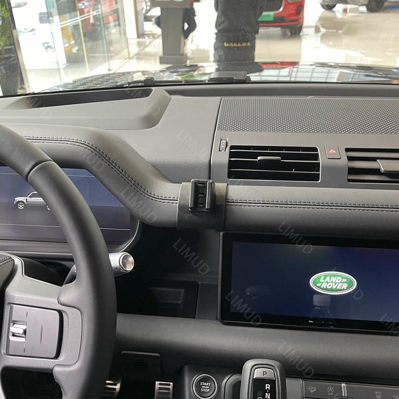 For Land Rover Defender 90 110 130 2020 2021-2024 Wireless Charging Car Phone Holder Special Fixed Base Bracket Auto Accessories
