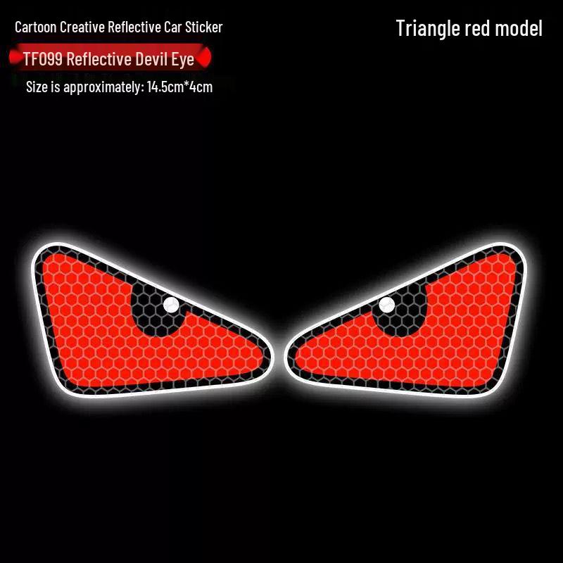 Светоотражающая наклейка Шаринган для автомобилей и мотоциклов