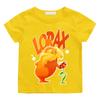 The Lorax Kids T-shirts Kawai 100%Cotton Tees Fashion Short Sleeve Spring Summer Tops Slight Strech O-neck High Quality T-shirt