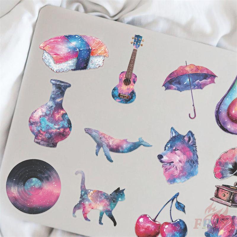 50Pcs/Set Starry Sky Art Series 01 PET Stickers Waterproof DIY Fashion Doodle Decals Stickers