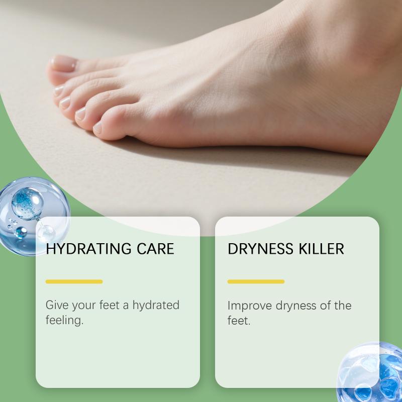 

Tea-Tree Oil Foot Cream For Dry Cracked Feet Provides Intenses Long-Lasting Hydration Leaving Refreshed Non-Greasy Foot Treat one size