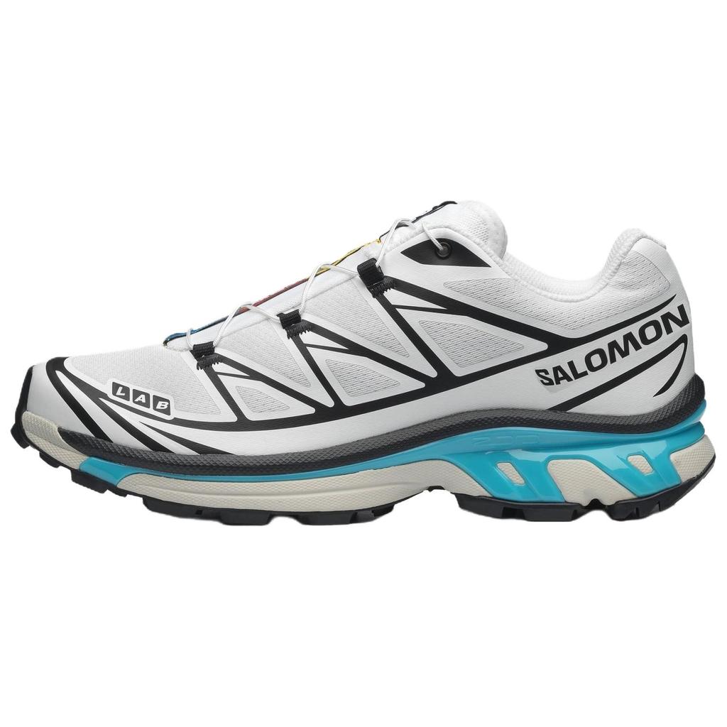 SALOMON XT 6 Running Shoes Unisex White Black Blue L49143300