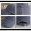 WHITE FANG Hat Cap M Logo Brushed Stylish Cute Casual CA302 Autumn/Winter Women's (01 White)
