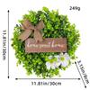 Christmas, Wreath In Front of The Door, Decorations, Eucalyptus, Small Fresh, Signboard Wreath, Decorative Door Hanging