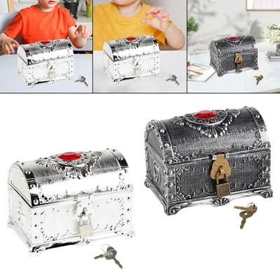 Pirate Treasure Chest Gift Box Birthday Gifts Decorative Vintage Chest Box