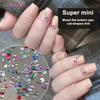 Rhinestone Colored Mini Flat Bottomed Rhinestone Pearl Nail Art Nail Charm Decoration Accessories Nail Art Nail Art Enthusiasts