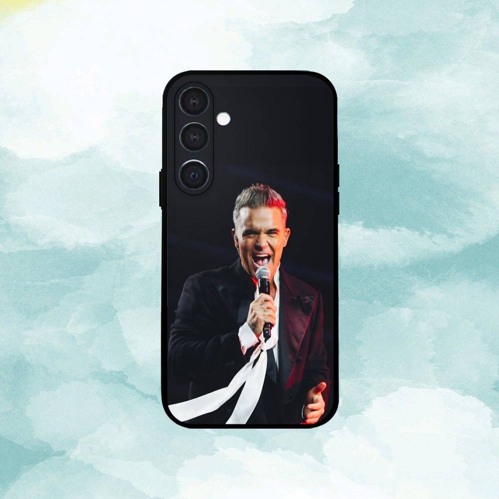 

Чехол для телефона R-Robbie W-Williams для Samsung A73,72,71,A52,51,40,41,A22,A32,31,A13, Мягкий черный корпус Samsung a22 5g