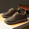 Autumn Men's Shoes, Niche, High-end, Retro Style, Casual, Soft Soled, Men's Leather Shoes