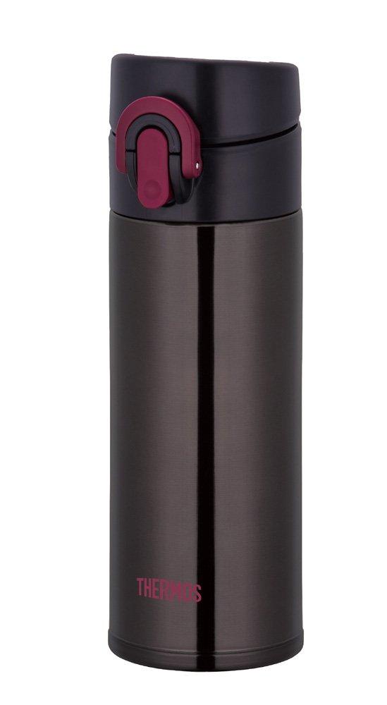THERMOS Vacuum Insulated Portable Mug Open Black BK [One-Touch Type] 0.3L JNI-300 чёрный