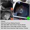 Premium ABS Center Console Organizer For GMC Yukon For Chevrolet Suburban Tahoe Armrest Storage Box Car Organization Interior