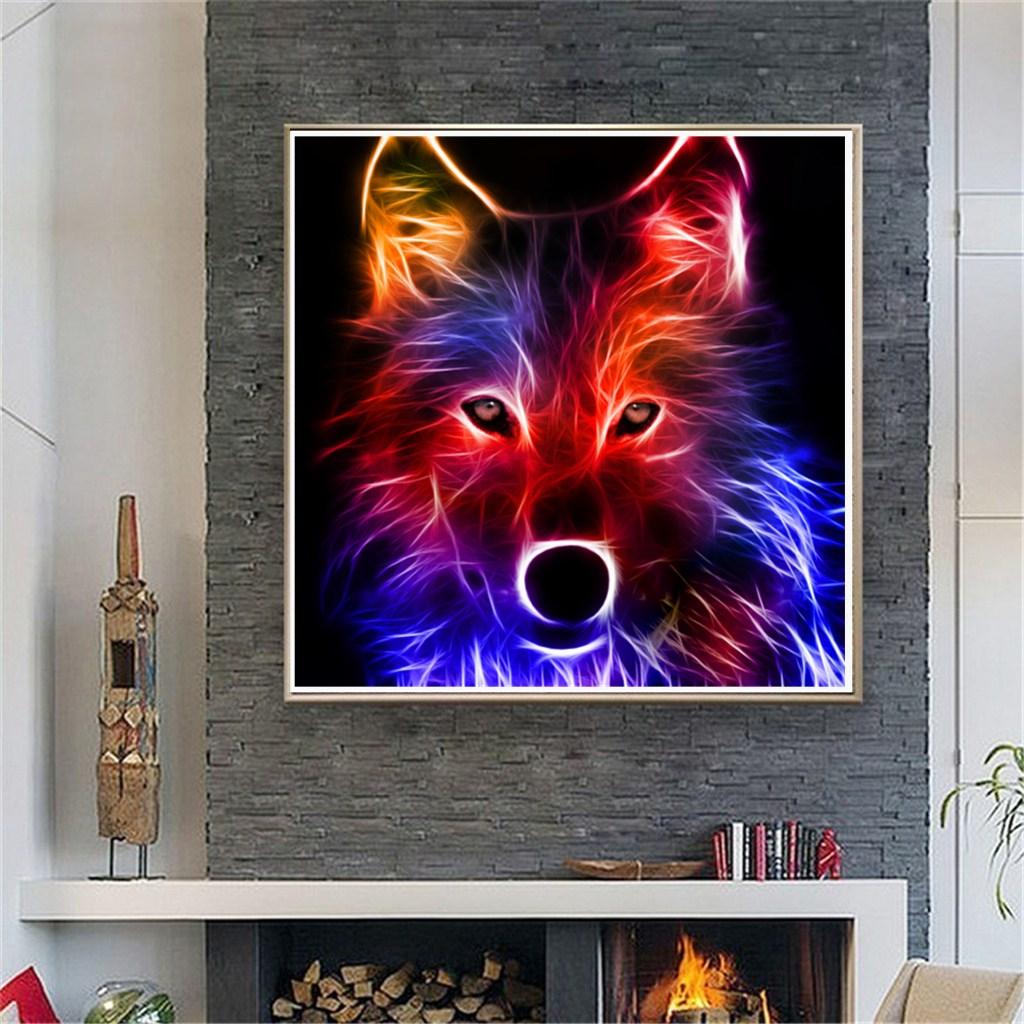 1 Set Painting Kit Lovely Animal Picture for Colorful Dog, cm