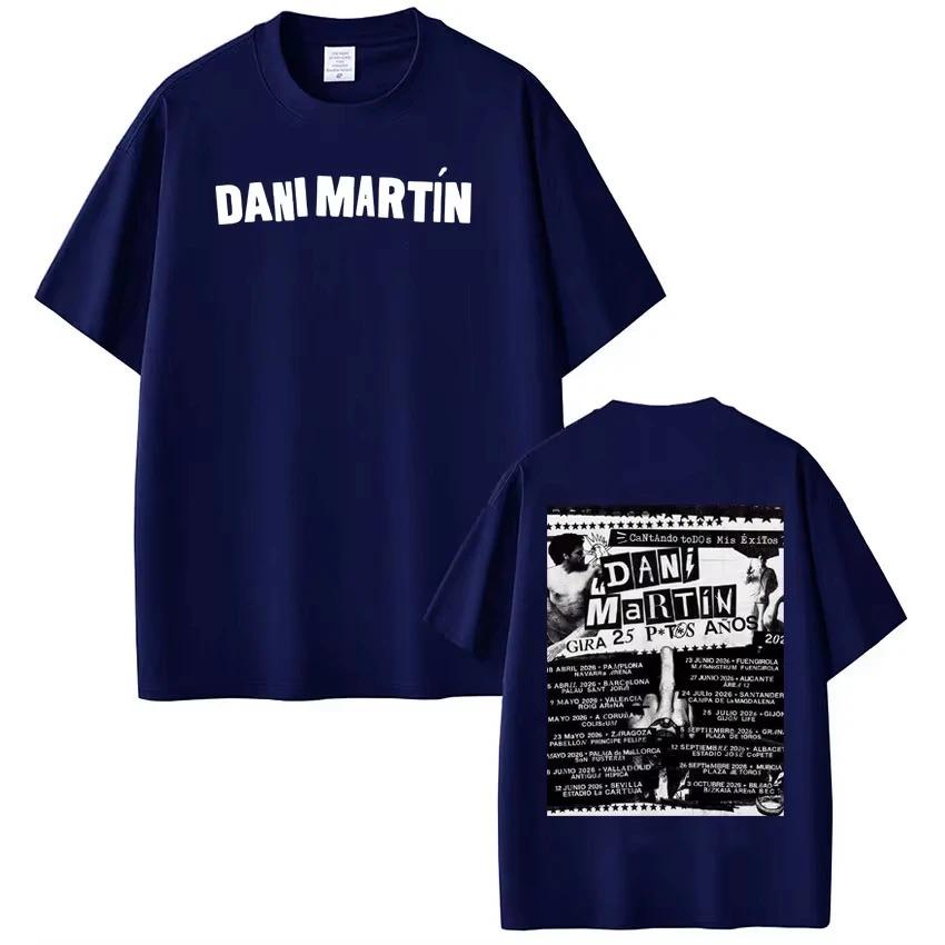 Singer Dani Martin Fashion Pattern TShirt Unisex Gothic Punk Style Summer Cotton Harajuku Casual Vintage Top Tshirts