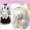 Bear Cartoon Plush Kids Backpack For Preschoolers With Lightweight Design And Arch Straps