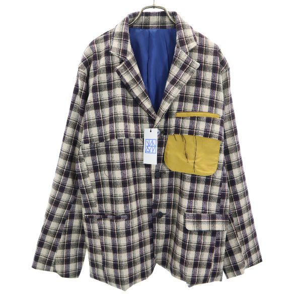Unused VAST222 19AW Made In Japan Check Pattern Suit Setup 2 Men's Used