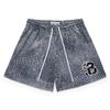 American Trendy Men's Python Mesh Quick-Dry Basketball Shorts - Casual Four-Point Loose Fit Plus Size