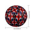 1pz Rangers FC Pattern Taglia 5 Pallone da Calcio, Pallone da Calcio Resistente per Allenamento Quotidiano, Partite, Sport all'Aperto, Regalo Ideale per la Famiglia