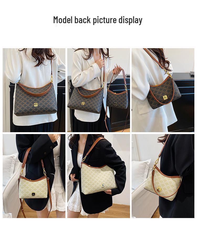 2025 Autumn Women's Light Luxury Handbag: Stylish Underarm Tote & Crossbody Bag