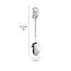 New Vintage Coffee Spoon Tableware Elegant Soup Spoon Metal Teaspoon Decorative Stirring Spoons