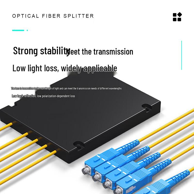 Boson Telecom-Grade Optical Fiber Splitter