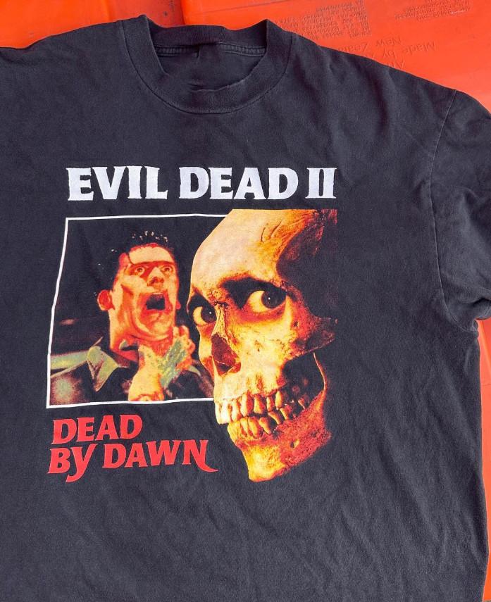 Evil Dead II Amanecer Muerto Camiseta de Algodón para Adultos Tallas S a 5XL DI999 Unisex