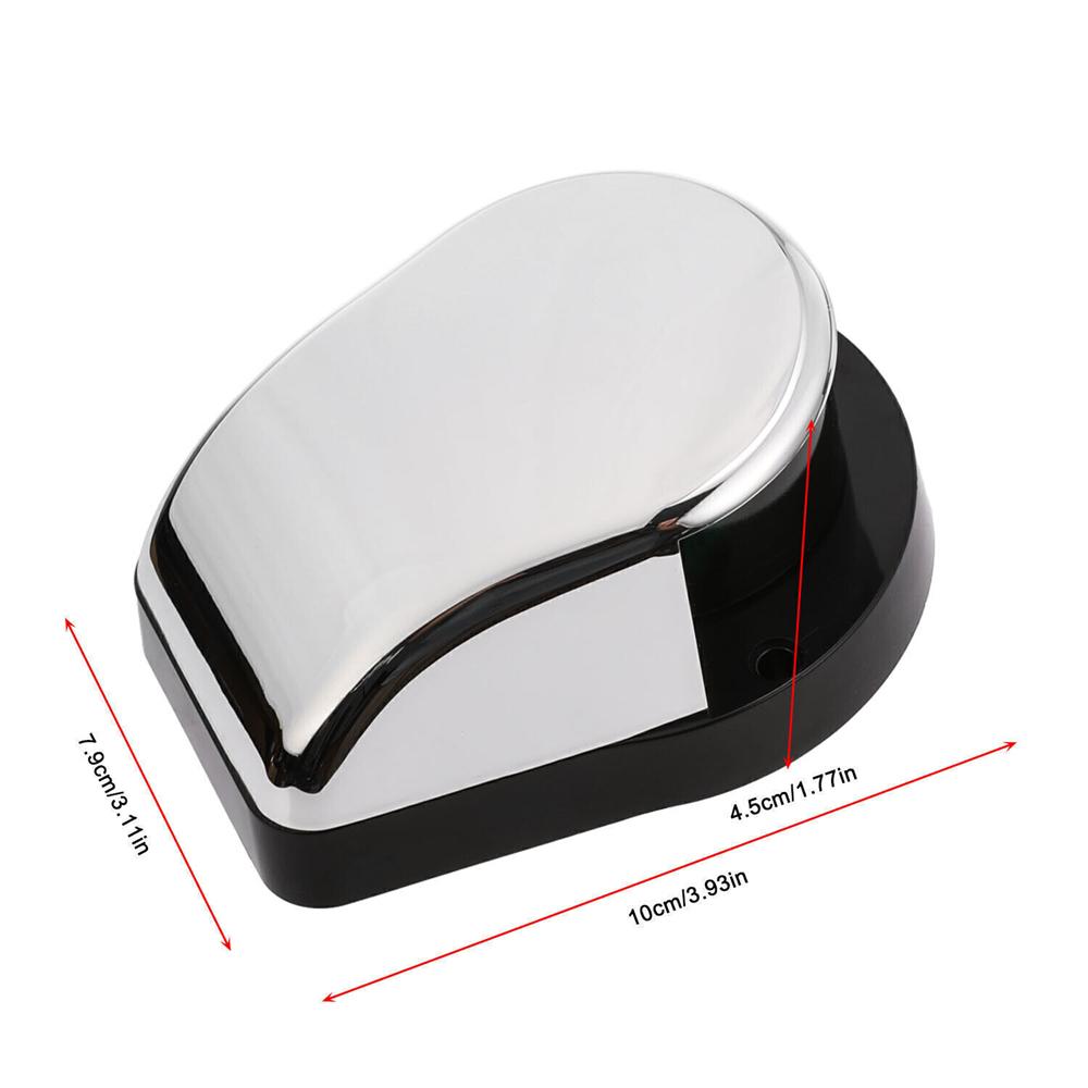 Super Bright Navigation Light Red-Green LED Light Chrome Housing For Boat Marine